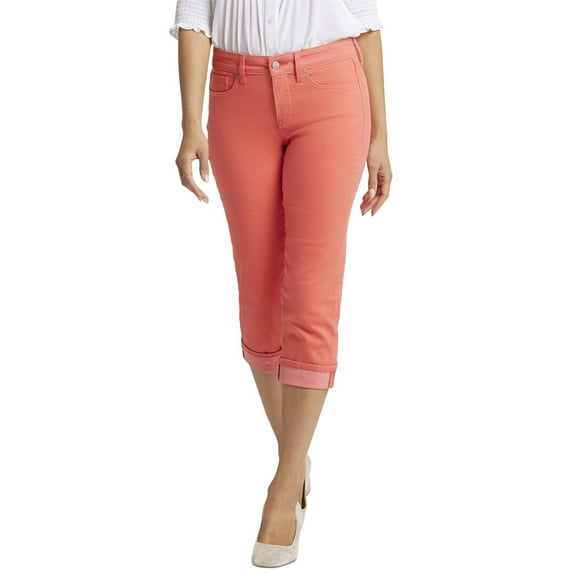 NYDJ womens Petite Marilyn Fruit Punch Crop Jean, 12P