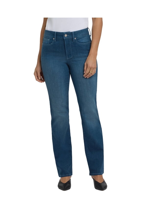 womens  Marilyn High-Rise Hugo Rain Straight Leg Jean, 8