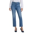 thumbnail image 1 of NYDJ womens  Marilyn High-Rise Washed Crystal Straight Leg Jean, 18, 1 of 4