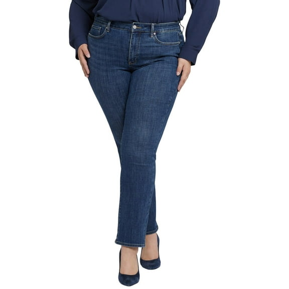 NYDJ womens  Plus Marilyn Marcel Straight Jean, 26