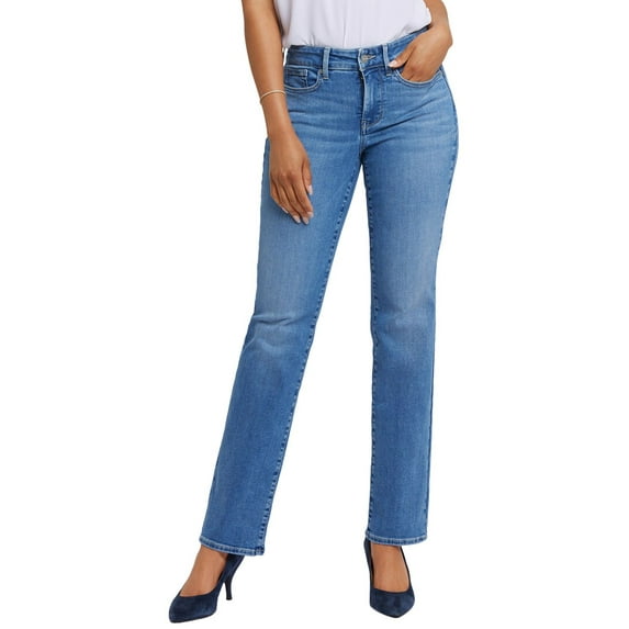 NYDJ womens Marilyn Newport Sky Straight Leg Jean, 0