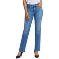 thumbnail image 1 of NYDJ womens  Marilyn Newport Sky Straight Leg Jean, 4, 1 of 3