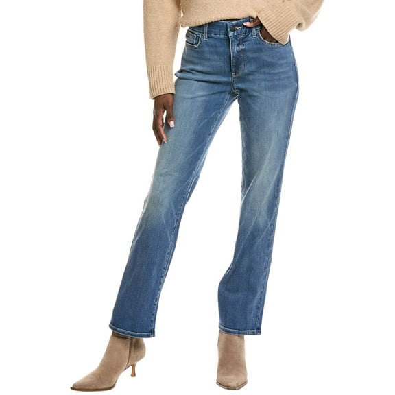 NYDJ womens  Marilyn Picasso Lake Straight Leg Jean, s