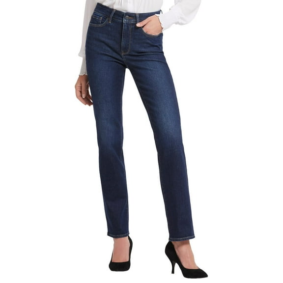 NYDJ womens Marilyn River bridge Straight Leg Jean, 0
