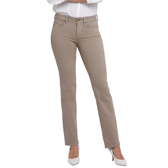 NYDJ womens Marilyn Saddlewood Straight Leg Jean, 6