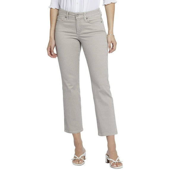 NYDJ womens Marilyn Sandbar Stripe Ankle Jean, 16