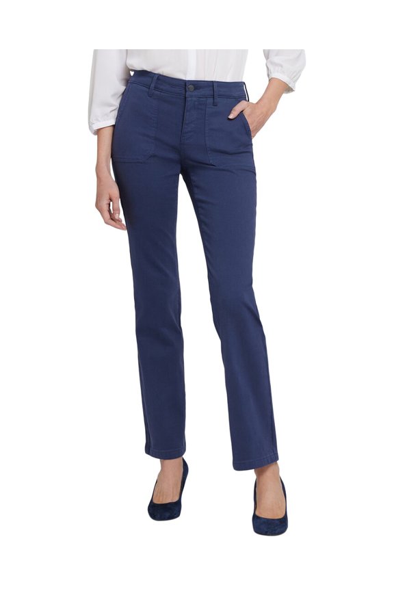 womens Petite Marilyn Starless Sky Straight Leg Jean, 00P