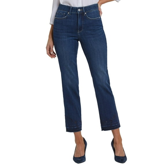 NYDJ womens Marilyn Wonderland Straight Leg Jean, 00