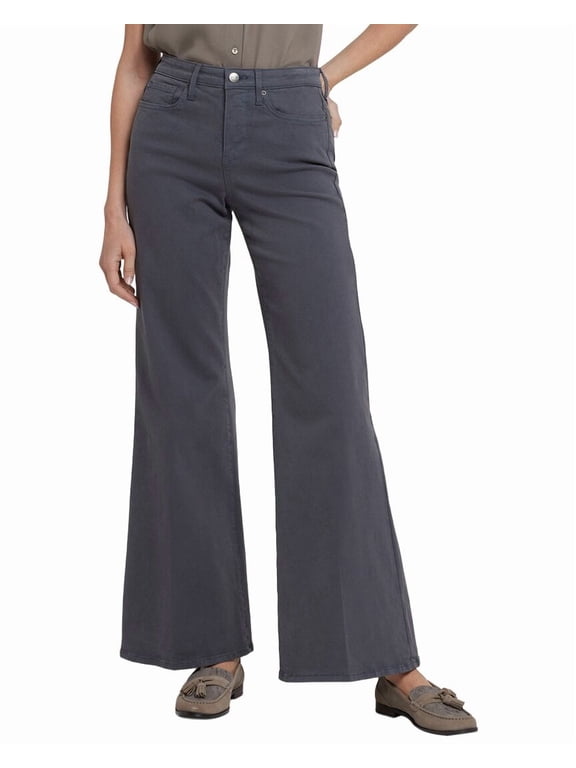 womens Mia Vintage Charcoal Wide Leg Jean, 10