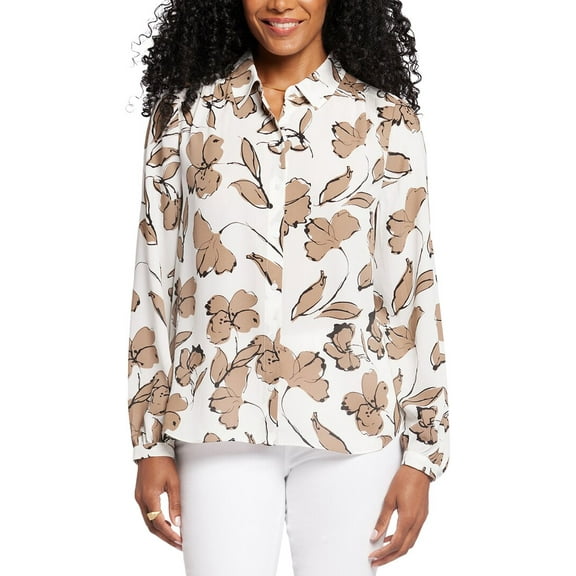 NYDJ womens Modern Blouse, XXS
