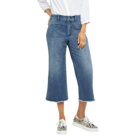 NYDJ womens  Patchie Major Wide Leg Capri, 2