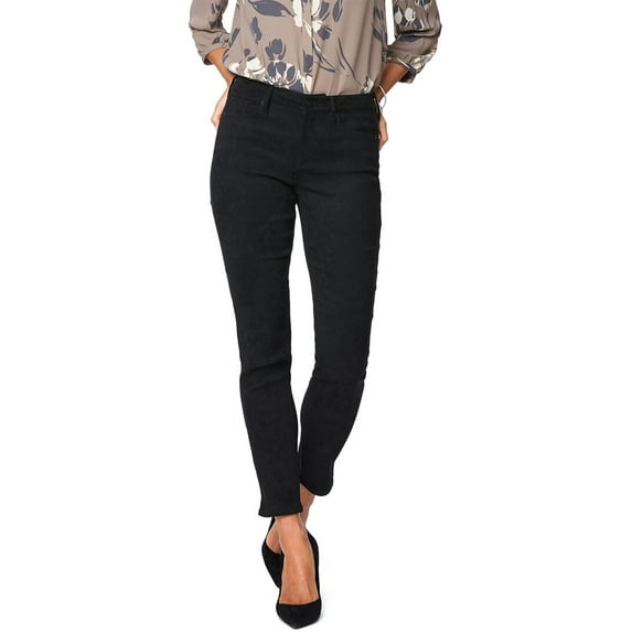 NYDJ womens Petite Alina Black Ankle Legging Jean, 8P