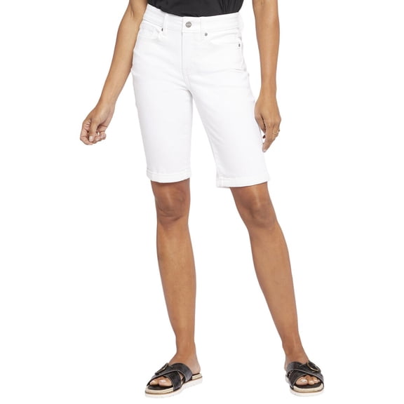 NYDJ womens  Petite Briella Optic White Short, 16P
