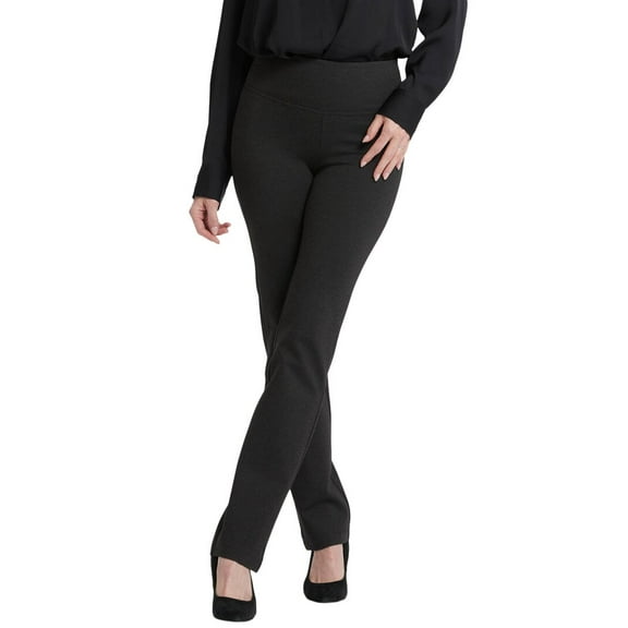 NYDJ womens  Petite Charcoal Heather Straight Leg Jean, PXXS