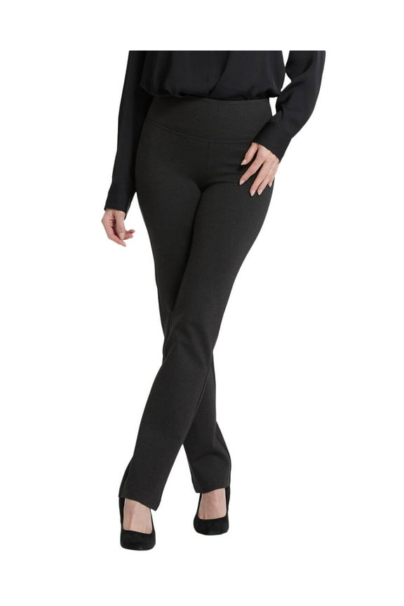 womens Petite Charcoal Heather Straight Leg Jean, PXXS