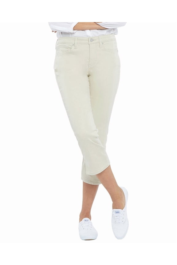 womens Petite Chloe Feather Capri Jean, 00P