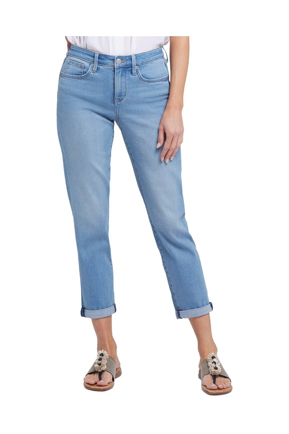 womens Petite Margot Salamanca Sun Girlfriend Jean, 10P