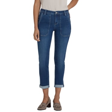 NYDJ womens  Petite Margot Vintage Lapis Girlfriend Jean, 16P
