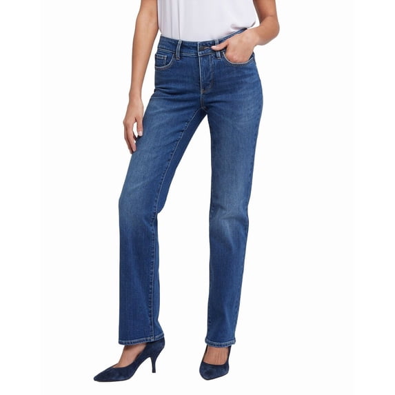 NYDJ womens Petite Marilyn Asturia Shore Straight Leg Jean, 00P