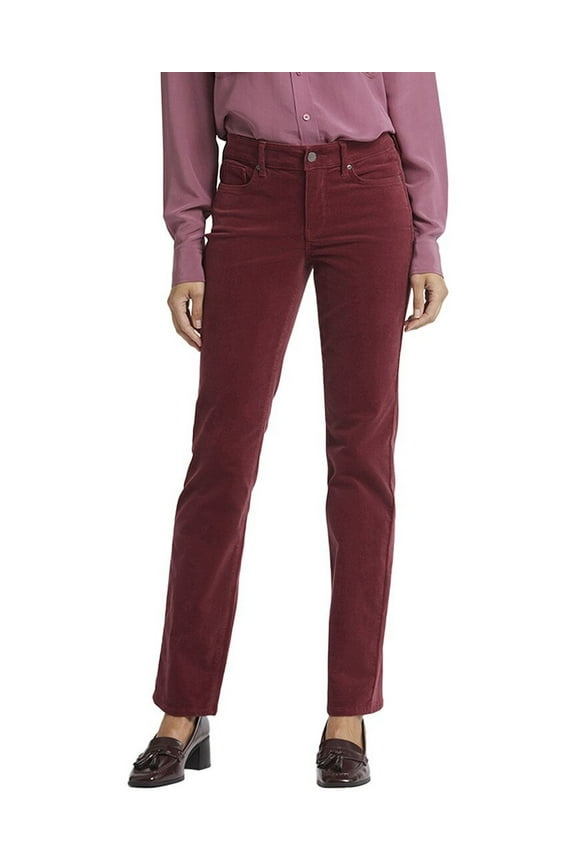 womens Petite Marilyn Cranberry Pie Straight Leg Jean, 00P