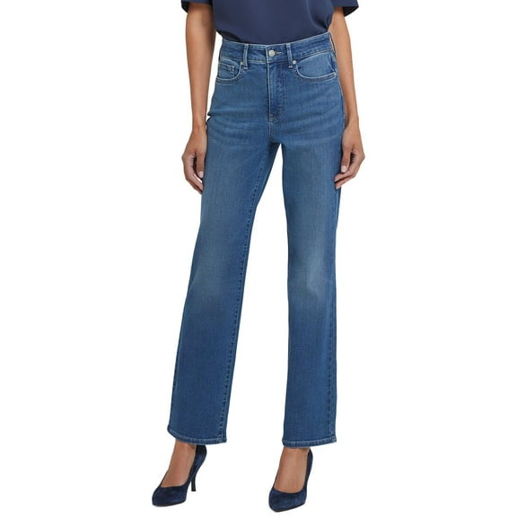 NYDJ womens  Petite Marilyn Lake Notre-Dame Straight Leg Jean, 12P