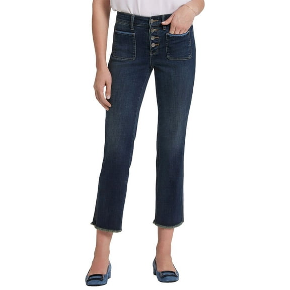 NYDJ womens Petite Marilyn Lotus Gardens Ankle Crop Jean, 18P