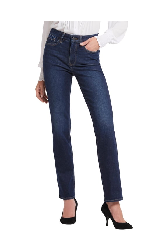 womens  Petite Marilyn Riverbridge Straight Leg Jean, 0P