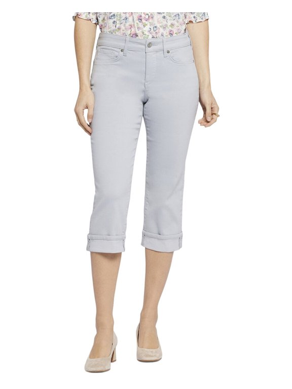 womens Petite Marilyn Sea Ice Crop Jean, 0P