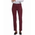 thumbnail image 1 of NYDJ womens Petite Marilyn Sienna Red Straight Leg Jean, 0P, 1 of 3
