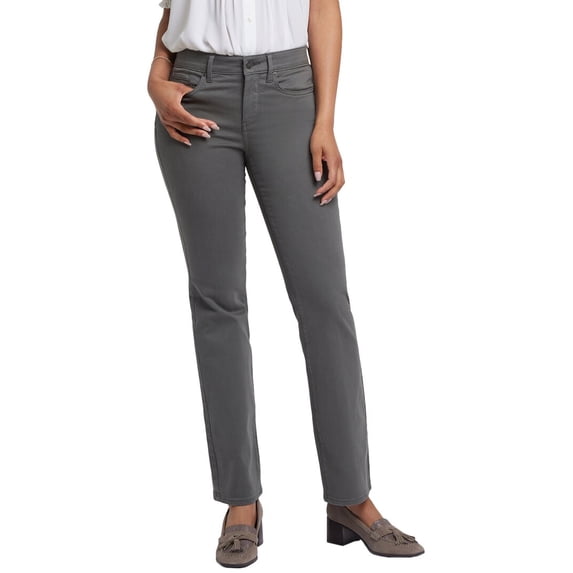 NYDJ womens Petite Marilyn Vine Leaf Straight Leg Jean, 10P