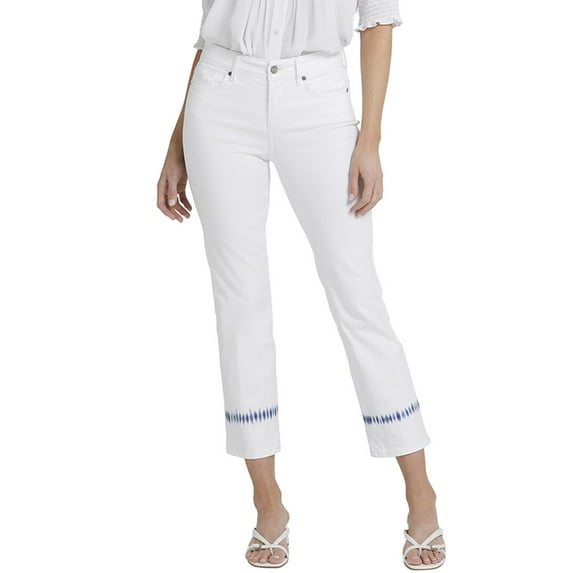 NYDJ womens Petite Marilyn Wave Tie Dye Straight Leg Jean, 00P