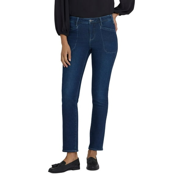 NYDJ womens Petite Sheri Ink Skyline Slim Jean, 12P