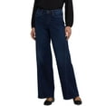 thumbnail image 1 of NYDJ womens  Petite Teresa Ink Skyline Wide Leg Jean, 12P, 1 of 3