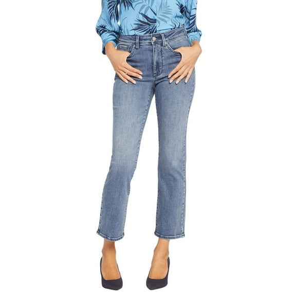 NYDJ womens  Petites Marilyn Higher-Rise Pristine Ankle Jean, 4P