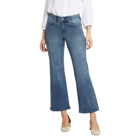 NYDJ womens  Petites Waist Match Relaxed Playlist Flare Jean, PXL