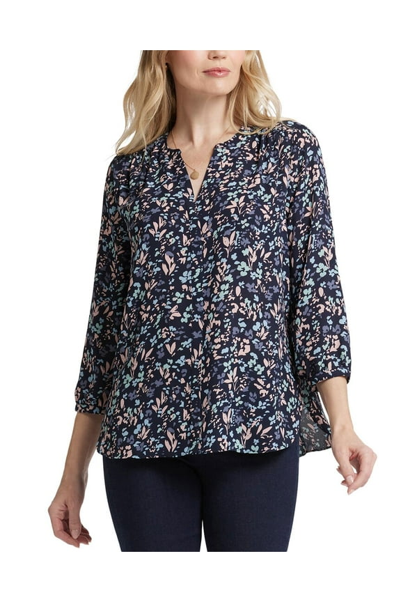womens Pintuck Blouse, XXS