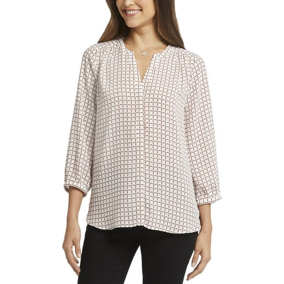NYDJ womens  Pintuck Blouse, XXS