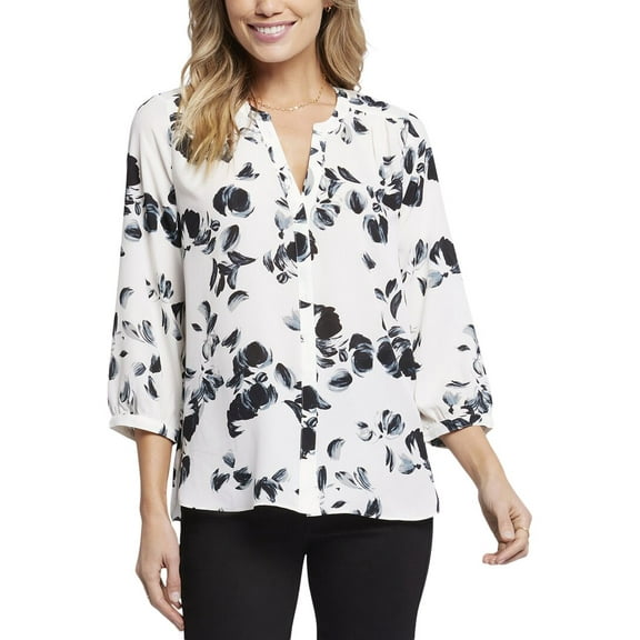 NYDJ womens  Pintuck Blouse, XXS
