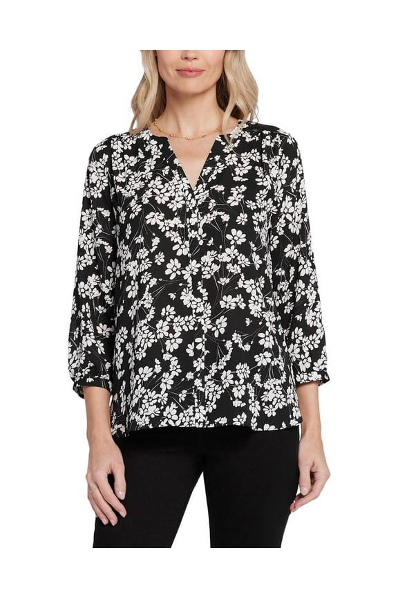 womens  Pintuck Blouse, XXS