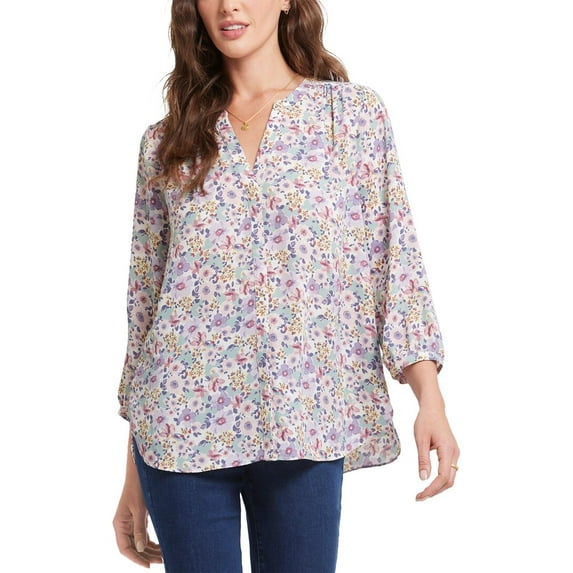 NYDJ womens Pintuck Blouse, m