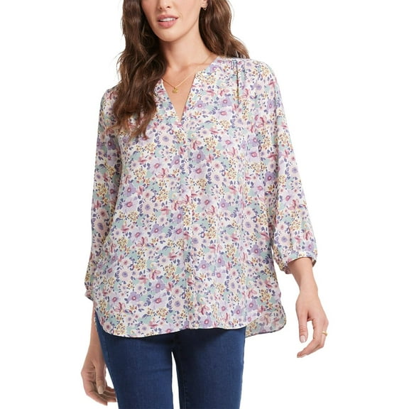 NYDJ womens  Pintuck Blouse, s