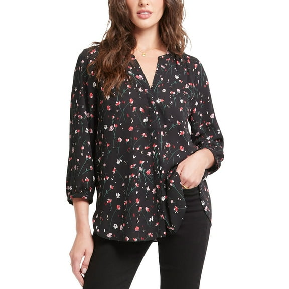 NYDJ womens  Pintuck Blouse, xs