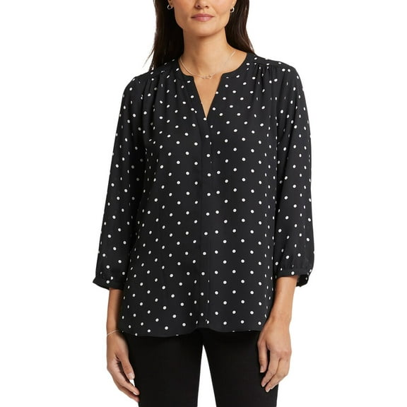 NYDJ womens  Pintuck Blouse, xs