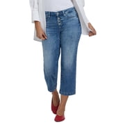 NYDJ womens Piper Washed Crystal Jean, 00