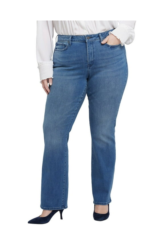 womens Plus Barbara Cascade Wave Bootcut Jean, 24W