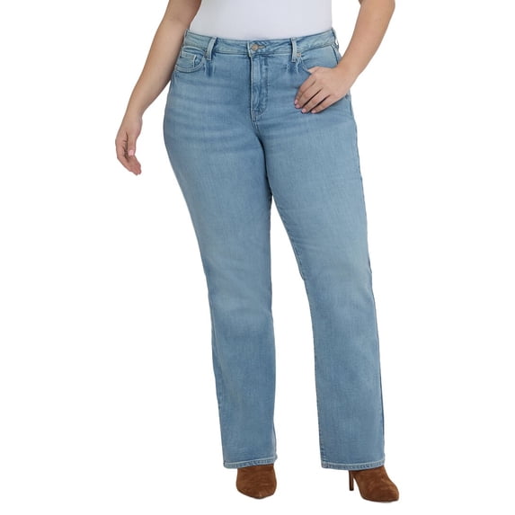 NYDJ womens Plus Barbara Majestic Dusk Bootcut Jean, 18W