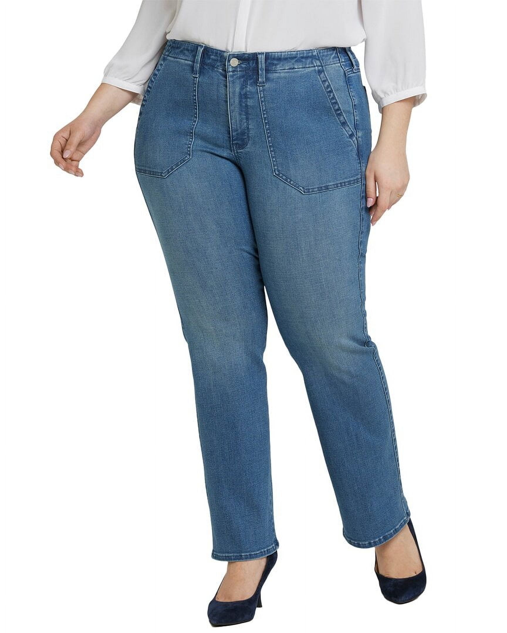 Straight Leg Nydj Barbara Bootcut Jeans Plus Nydj Womens Plus Size