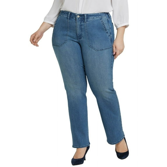 NYDJ womens Plus Barbara Stunning Bootcut Jean, 26W