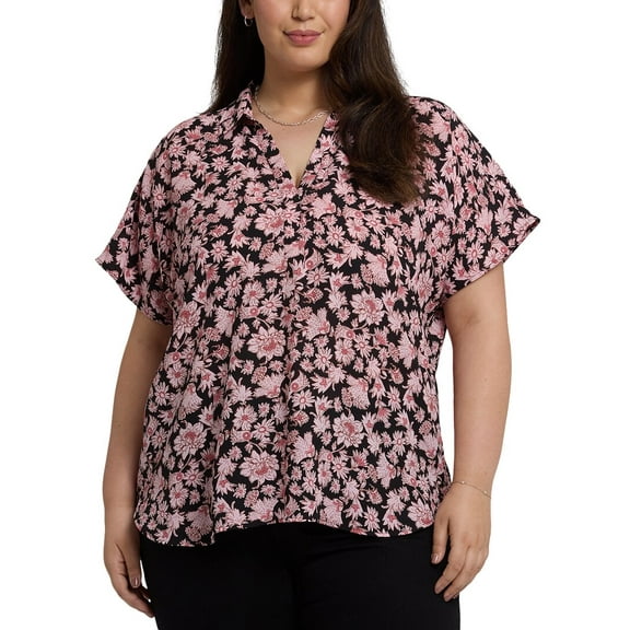 NYDJ womens  Plus Becky Blouse, 3X