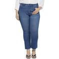thumbnail image 1 of NYDJ womens  Plus Bootcut Desire Ankle Crop Jean, 28W, 1 of 3